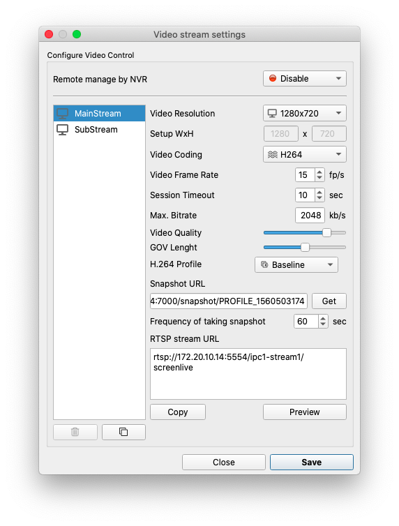 itvdesk snapshot time setup